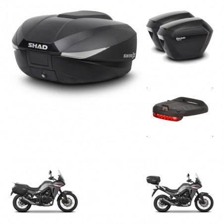 SHAD Maletas sh23 + soporte montaje baul SH58 accesorios KIT-476764