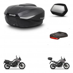 SHAD Maletas SH35 PREMIUM + soporte montaje baul SH58 accesorios KIT-476765