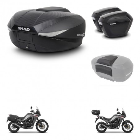 SHAD Maletas sh23 + soporte montaje baul SH58 accesorios KIT-476782