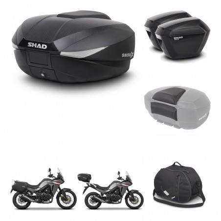 SHAD Maletas sh23 + soporte montaje baul SH58 accesorios KIT-476794