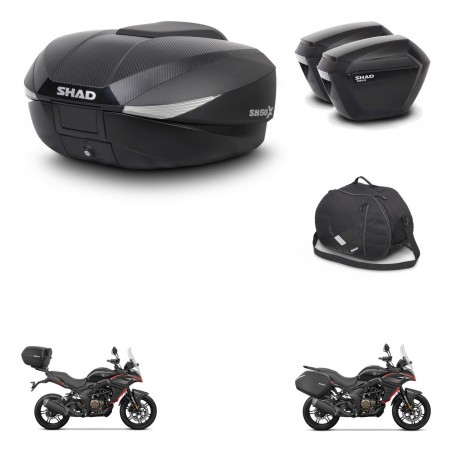 SHAD Maletas sh23 + soporte montaje baul SH58 accesorios KIT-476818