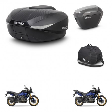 SHAD Maletas sh23 alu + soporte montaje baul SH58 accesorios KIT-476869