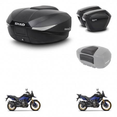 SHAD Maletas sh23 + soporte montaje baul SH58 accesorios KIT-476878