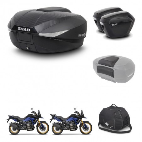SHAD Maletas sh23 + soporte montaje baul SH58 accesorios KIT-476890