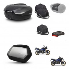 SHAD Maletas SH35 PREMIUM + soporte montaje baul SH58 accesorios KIT-476898