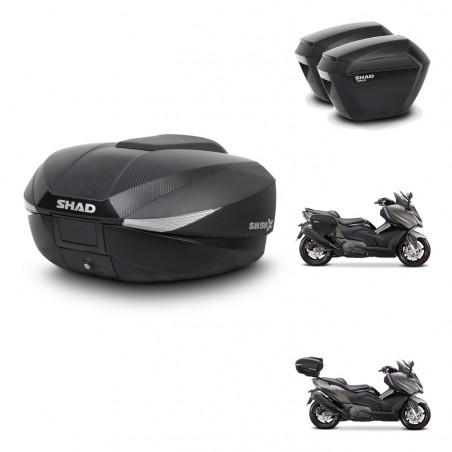 SHAD Maletas sh23 + soporte montaje baul SH58 KIT-476950