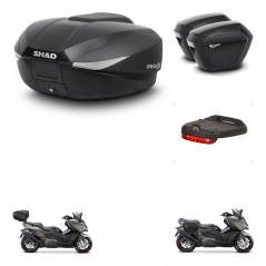 SHAD Maletas sh23 + soporte montaje baul SH58 accesorios KIT-476956