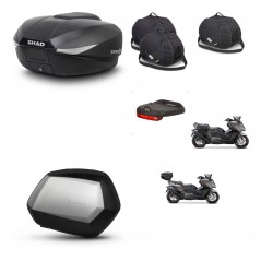 SHAD SH35 PREMIUM suitcases + mounting bracket SH58 trunk accessories KIT-476970