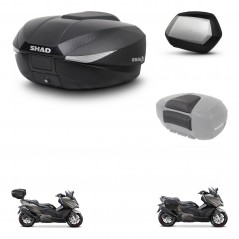 SHAD Maletas SH35 PREMIUM + soporte montaje baul SH58 accesorios KIT-476975