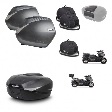 SHAD Baul SH58 + soporte montaje maletas SH36 accesorios KIT-476985