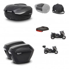 SHAD SH23 suitcases + mounting bracket SH58 trunk accessories KIT-476992