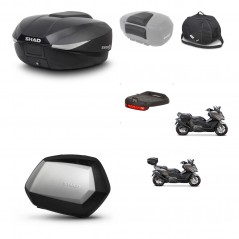 SHAD SH35 PREMIUM suitcases + mounting bracket SH58 trunk accessories KIT-476993