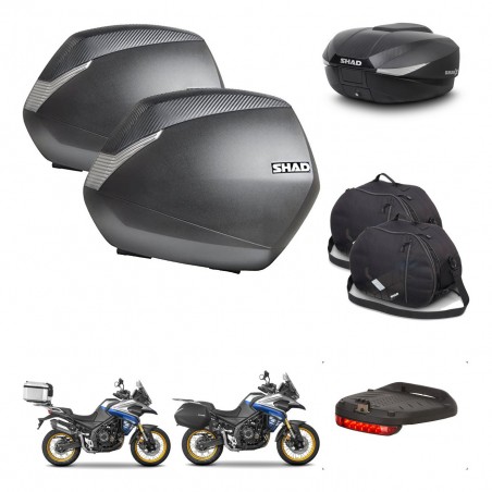 SHAD SH58 trunk + mounting bracket SH36 suitcases accessories KIT-477003