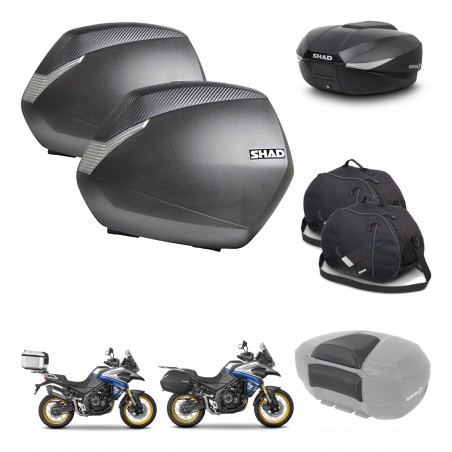 SHAD SH58 trunk + mounting bracket SH36 suitcases accessories KIT-477021