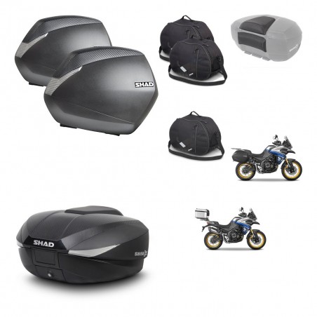 SHAD Baul SH58 + soporte montaje maletas SH36 accesorios KIT-477033
