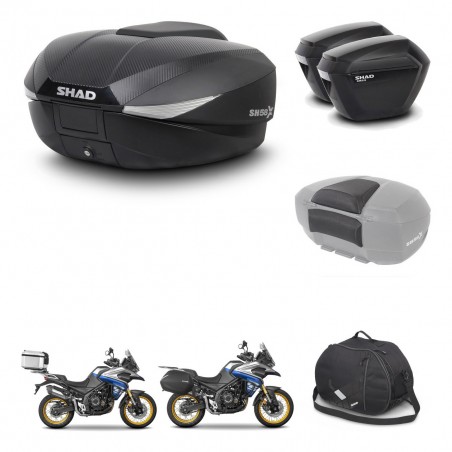 SHAD Maletas sh23 + soporte montaje baul SH58 accesorios KIT-477034