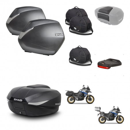 SHAD Baul SH58 + soporte montaje maletas SH36 accesorios KIT-477039