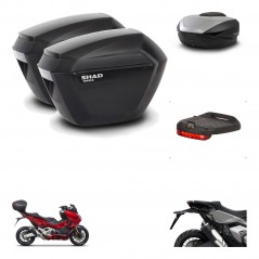 SHAD SH59 trunk + mounting bracket sh23 suitcases accessories 59L KIT-477052