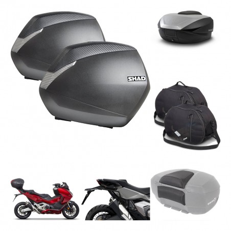 SHAD Baul SH59 + soporte montaje maletas SH36 accesorios 59L KIT-477069