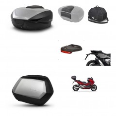 SHAD SH35 PREMIUM suitcases + mounting bracket SH59 trunk accessories 59L KIT-477089