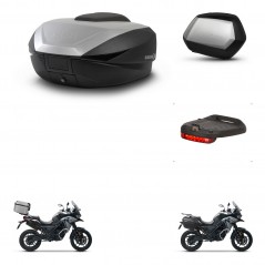 SHAD SH35 PREMIUM suitcases + mounting bracket SH59 trunk accessories 59L KIT-477101