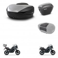 SHAD Maletas sh23 alu + soporte montaje baul SH59 accesorios 59L KIT-477121