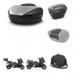 SHAD Maletas sh23 alu + soporte montaje baul SH59 accesorios 59L KIT-477181