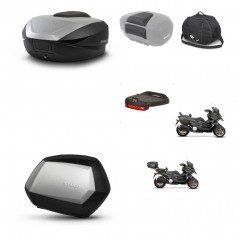 SHAD SH35 PREMIUM suitcases + mounting bracket SH59 trunk accessories 59L KIT-477185