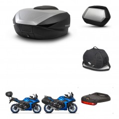 SHAD SH35 PREMIUM suitcases + mounting bracket SH59 trunk accessories 59L KIT-477209