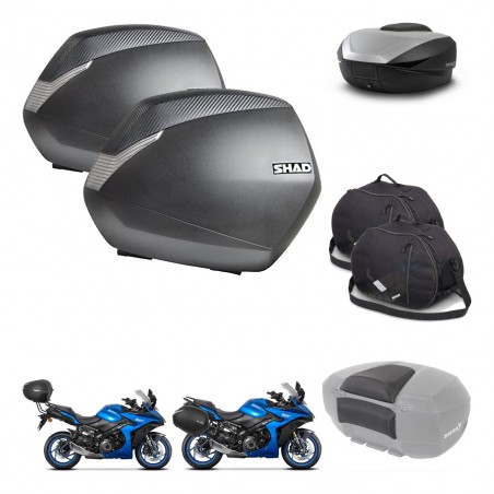 SHAD Baul SH59 + soporte montaje maletas SH36 accesorios 59L KIT-477213