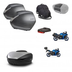 SHAD SH59 trunk + mounting bracket SH36 suitcases accessories 59L KIT-477219