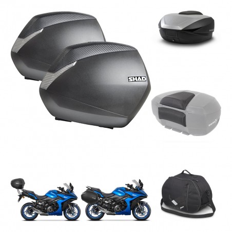 SHAD Baul SH59 + soporte montaje maletas SH36 accesorios 59L KIT-477224
