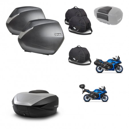 SHAD Baul SH59 + soporte montaje maletas SH36 accesorios 59L KIT-477225