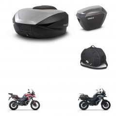 SHAD Maletas sh23 alu + soporte montaje baul SH59 accesorios 59L KIT-477253