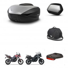 SHAD SH35 PREMIUM suitcases + mounting bracket SH59 trunk accessories 59L KIT-477257