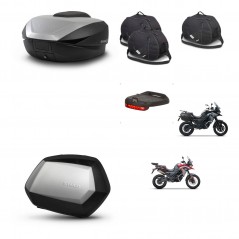 SHAD SH35 PREMIUM suitcases + mounting bracket SH59 trunk accessories 59L KIT-477258