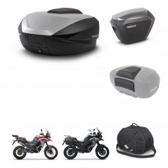 SHAD Maletas sh23 alu + soporte montaje baul SH59 accesorios 59L KIT-477277
