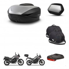 SHAD SH35 PREMIUM suitcases + mounting bracket SH59 trunk accessories 59L KIT-477294