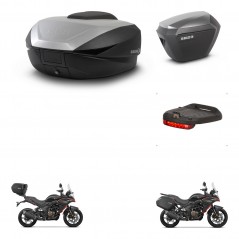 SHAD SH23 alu suitcases + mounting bracket SH59 trunk accessories 59L KIT-477343