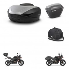 SHAD Maletas sh23 alu + soporte montaje baul SH59 accesorios 59L KIT-477349
