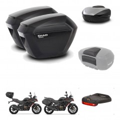 SHAD SH59 trunk + mounting bracket sh23 suitcases accessories 59L KIT-477364