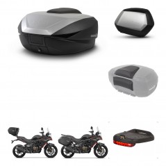 SHAD SH35 PREMIUM suitcases + mounting bracket SH59 trunk accessories 59L KIT-477365