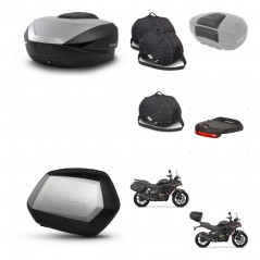 SHAD SH35 PREMIUM suitcases + mounting bracket SH59 trunk accessories 59L KIT-477378