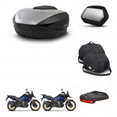 SHAD SH35 PREMIUM suitcases + mounting bracket SH59 trunk accessories 59L KIT-477390