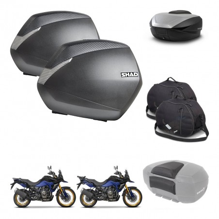 SHAD SH59 trunk + mounting bracket SH36 suitcases accessories 59L KIT-477405