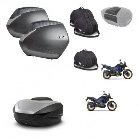 SHAD SH59 trunk + mounting bracket SH36 suitcases accessories 59L KIT-477417