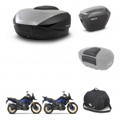 SHAD Maletas sh23 alu + soporte montaje baul SH59 accesorios 59L KIT-477421