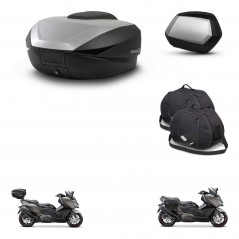 SHAD Maletas SH35 PREMIUM + soporte montaje baul SH59 accesorios 59L KIT-477480