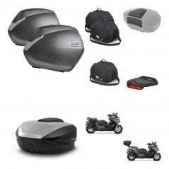 SHAD SH59 trunk + mounting bracket SH36 suitcases accessories 59L KIT-477519
