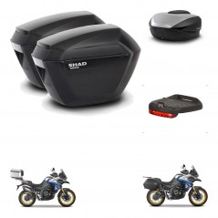 SHAD SH59 trunk + mounting bracket sh23 suitcases accessories 59L KIT-477532